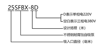 爱游戏体育小型不锈钢耐腐蚀自吸泵型号意义 爱游戏体育小型不锈钢耐腐蚀自吸泵型号意义